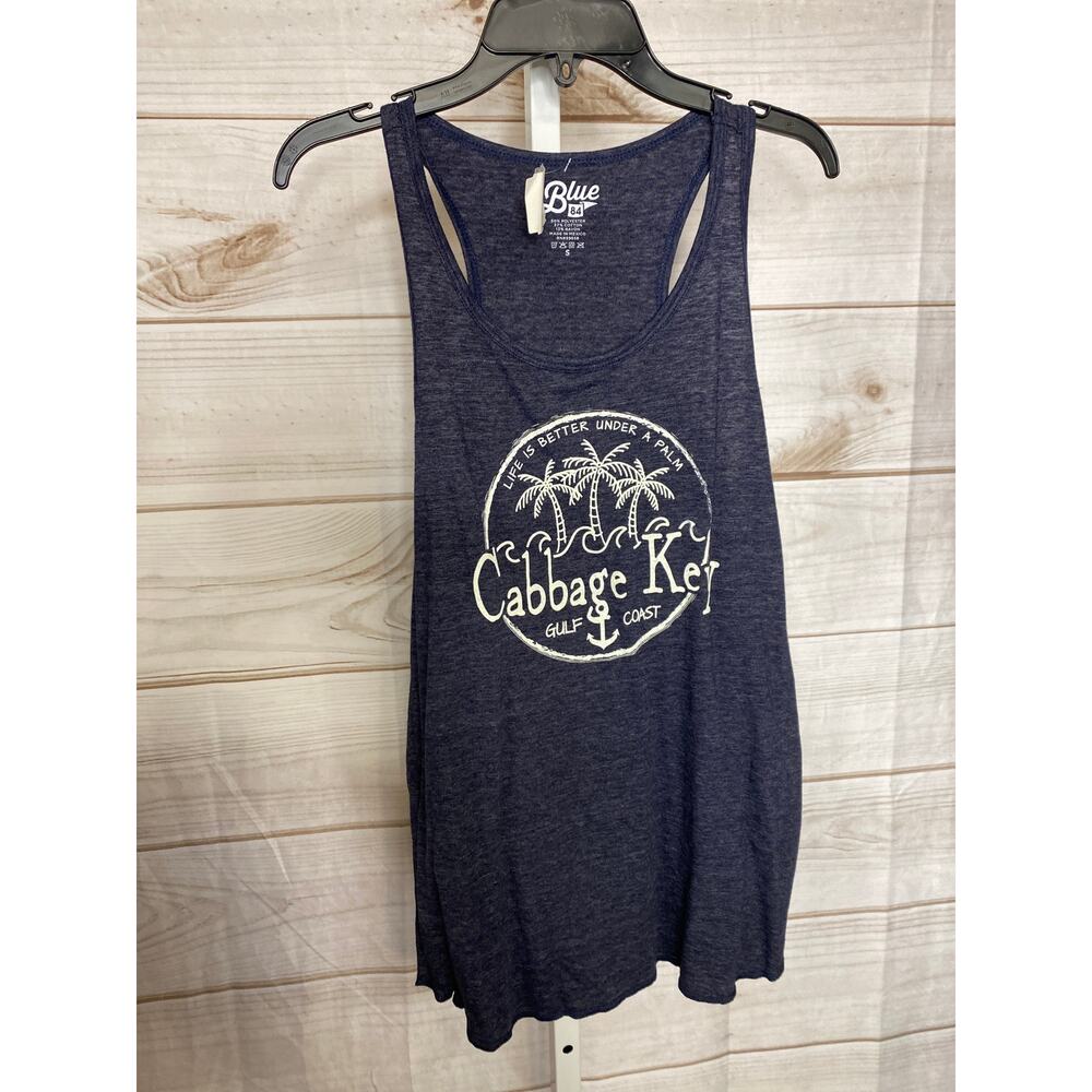 NWT Blue 84 Men's Small Cabbage Key Golf Coast Sleeveless Tank Top Shirt